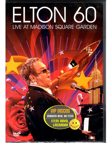 Dvd Elton John 60 Live At Madison Square Garden - Lacrado!