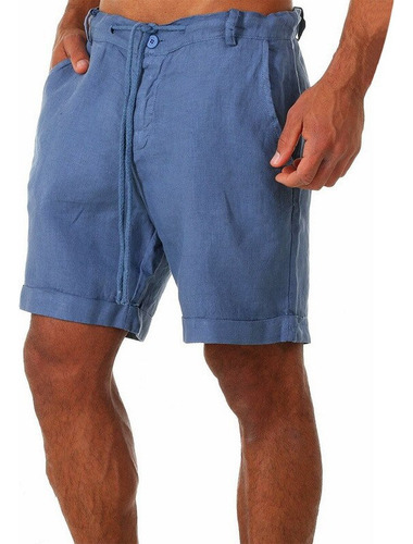 Pantalones Pantalones Cortos De Lino Para Hombre Pantalones