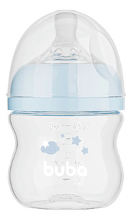 Mamadeira Easy Flow Nuvem Bebê 2 Meses Free Bpa Buba 120ml Cor Azul