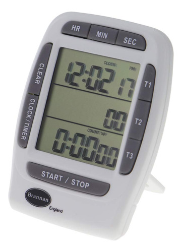 Temporizador Digital De Cocina Triple Y Reloj Para Cocinar .