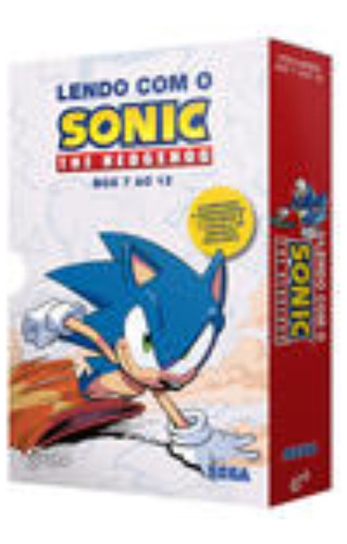 Box - Lendo Com O Sonic - The Hedgehog - (vols. 7 Ao 12)