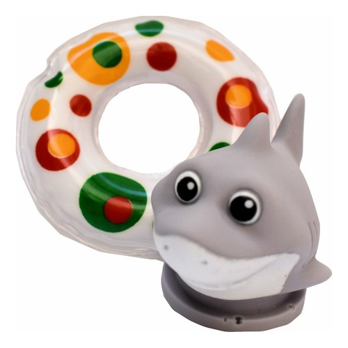 Tubarão De Banho Emborrachado Com Boia Macio Baby Shark