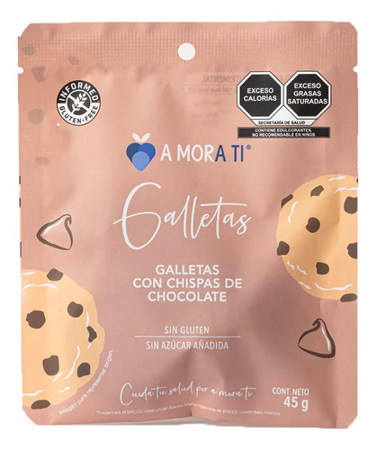 A Mora Ti Galletas Con Chispas De Chocolate 45 G