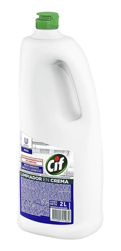 Limpiador En Crema Cif  Con Microparticulas 2 Litros