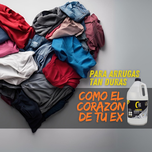 Soy Cero Arrugas, Eliminador De Arrugas Para Telas, 4l