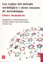 Comprar Las Reglas Del Metodo Sociologico Y Otros Ensayos De Metodol