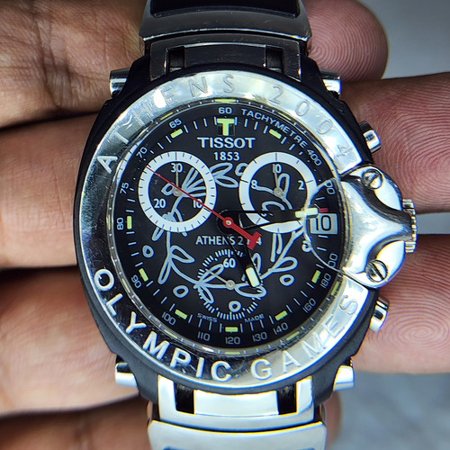Reloj D Caballero Tissot Trace Edicion Especial Athens 2004 (Usado)