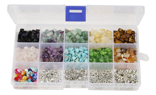 Kit Para Hacer Joyas De Cristal Diy Con 15 Rejillas De Crist