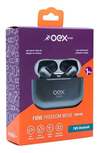 Fone De Ouvido Freedom Tws Com Bluetooth Tws40 Oex