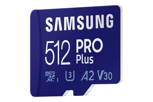 Imagen 3 de 7 de Tarjeta De Memoria Samsung Pro Plus Adaptador 512gb 160mb/s Mb-md512ka/am