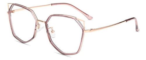 Gafas De Lectura Firmoo Estilo Gato Púrpura Dorado 0.0x