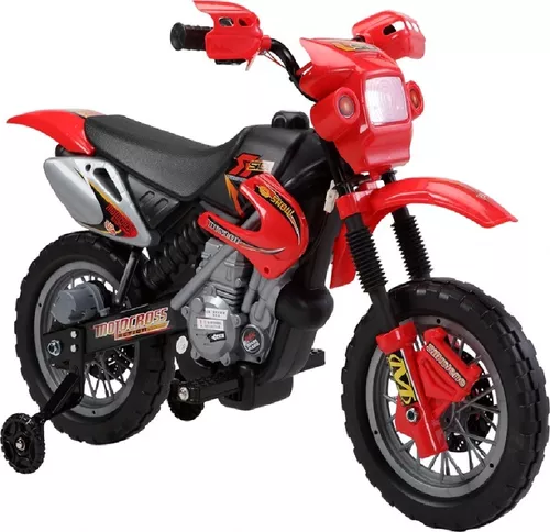 Mini Moto Eletrica Infantil Moto Cross 6v Com Luz E Som