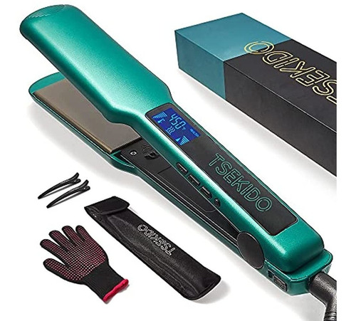 Tsekido Hair Straightener And Curler 2 In 1, Professional 1.