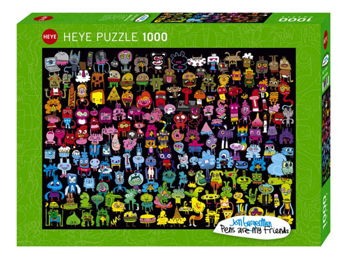 Puzzle Heye 1000  Doodle Rainbow