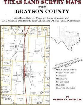 Texas Land Survey Maps For Grayson County - Gregory A Boy...