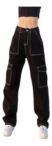 Pantalones Cargo Negros ()