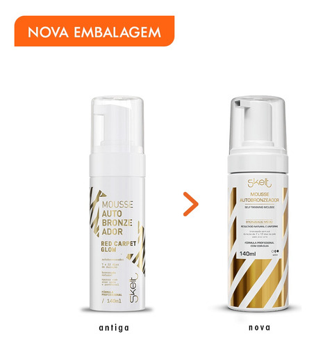 Mousse Autobronzeador Skelt Red Carpet Glow 140ml