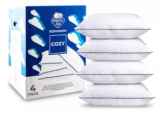 Spring Air® Almohada 4 Pack Cozy Estandar, Semi Firme Sp