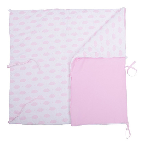 Costalito Bebé 100% Algodón Pima, Fular, Sleeping, Portabebé Color 100% Algodón Nube Rosa Bordado