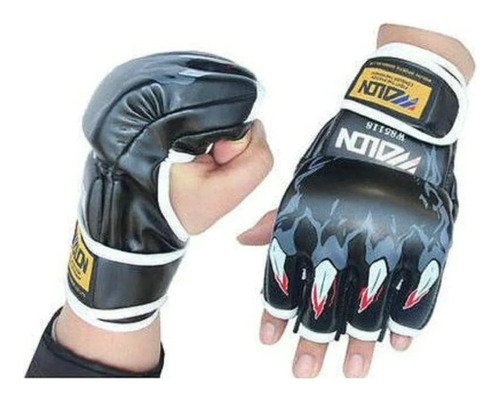 Imagen 2 de 2 de Guantes Mma Vale Todo - Ufc Box Kick Boxing Wolon