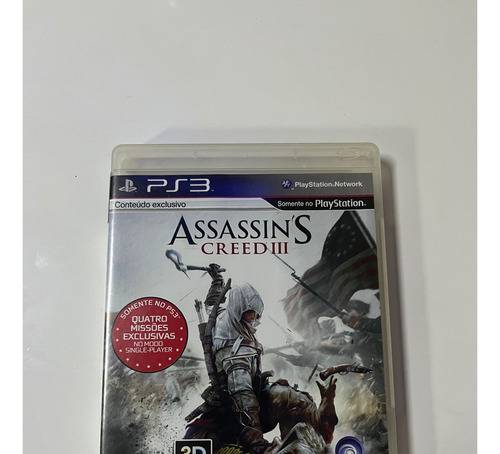 Jogo Assassins Creed 3 - Ps3 - Original Mídia Física (Recondicionado)