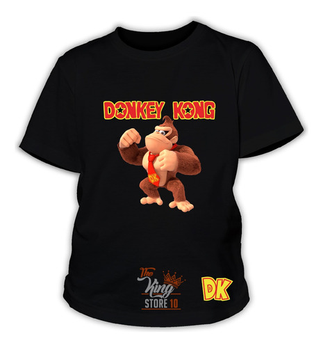 Polera De Niño, Donkey Kong, Mario Bros, Videojuego, Fans