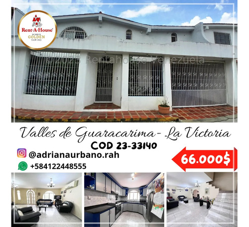 Aup Casa En Venta Urb Guaracarima- La Victoria Cod 23-33140