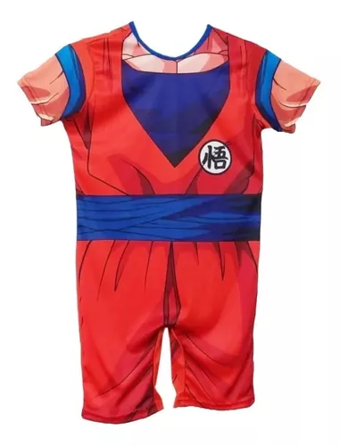 Fantasia Infantil Goku + Cabelo Super Sayajin Blue 1a10 Anos