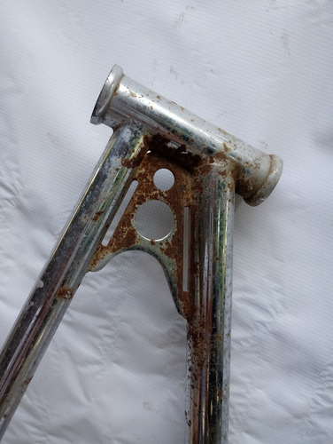 Cuadro Bicicleta Ciclismo Cromado Oxidado Detalle R20 (Usado)