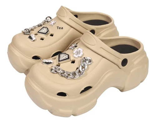 Zapatillas De Playa Con Plataforma, Zuecos, Sandalias, Moda