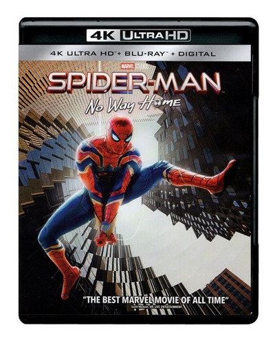 Spider-man No Way Home Target Pelicula 4k Uhd + Blu-ray