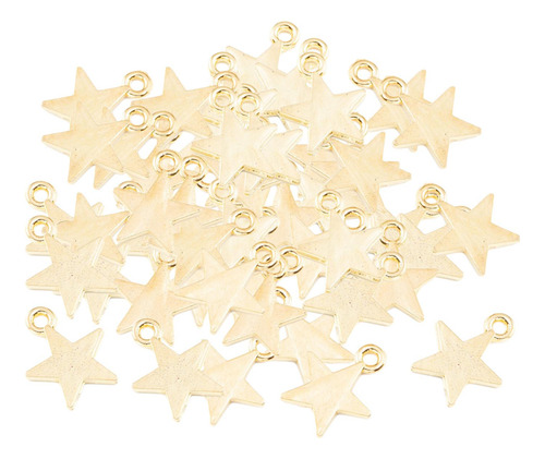 5 Paquete De 2-6 50x Dijes De Estrella De Cinco 5 Piezas