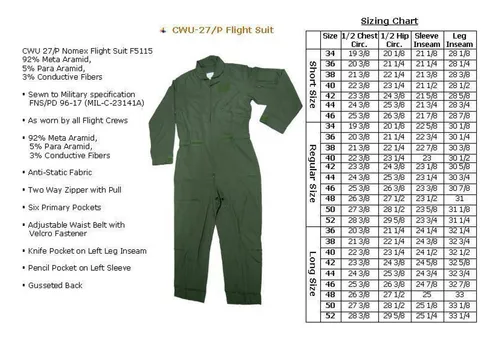 Buzo de vuelo verde sale