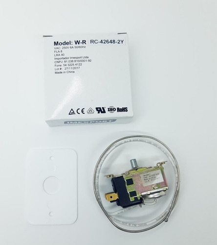 Imagem 2 de 4 de Termostato Caem Rc42648-2 Para Expositor De Bebidas