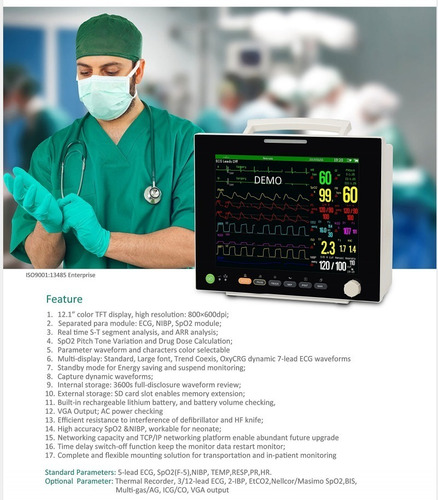 Monitor De Signos Vitales Hemodinamicos