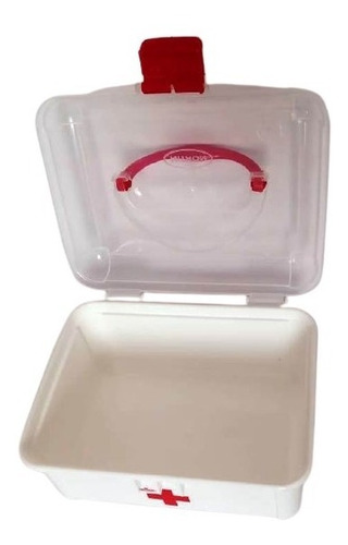Imagem 3 de 3 de Frasqueira Para Farmacinha Remedio Pvc Pequena Porta Objetos