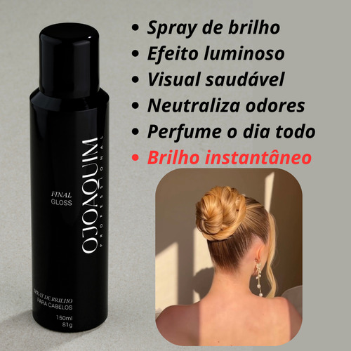Kit Capilar Profissional Penteados Ojoaquim Linha Completa
