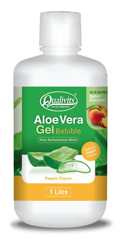 Aloe Vera Gel Qualivits® | 1lit Durazno