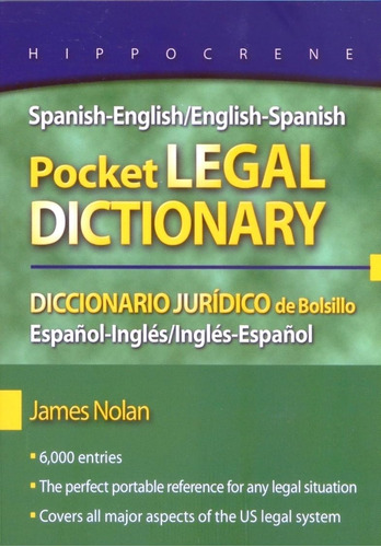 Libro: Pocket Legal Juridico De Bolsillo