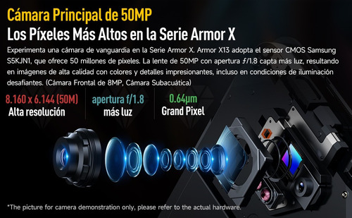 Ulefone Celular Ulefone Armor X13 Teléfono Robusto Dual Sim 6gb (+6g