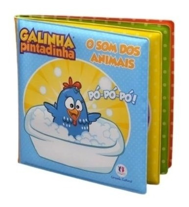 Livro De Banho Infantil Impermeável Bebe Galinha Pintadinha