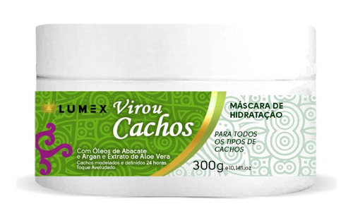 Kit Shampoo + Condi + Máscara + Modelador Virou Cachos Lumex