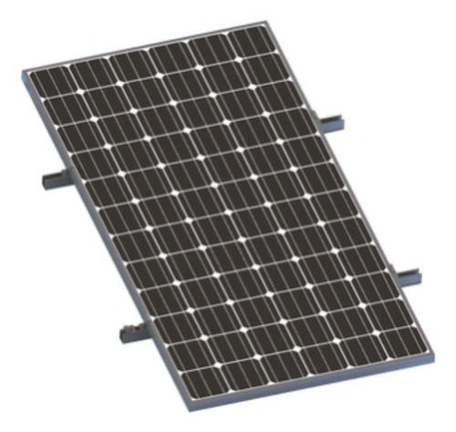 Kit De Minirieles Para Panel Solar Arreglo 1x1 Para