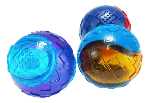 Pinza de bolas Gigwi con silbato interactivo para perros en colores