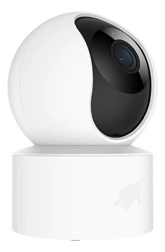Câmera De Segurança 360 Wifi Babá Eletrônica Cor Branco 100 240v
