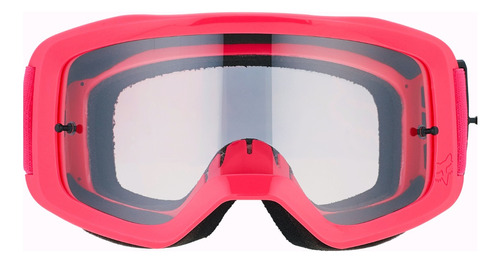 Goggles Fox Main Stray Rosa Mica Transparente