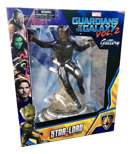 Figure Star-lord Senhor Das Estrelas Marvel Gallery Diamond