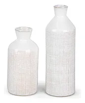 Comprar Colecciones De Teresa Jarrones Rústicos De Cerámica Blanca P