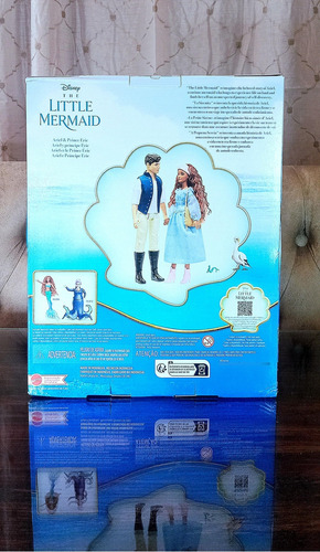 Muñeca Disney La Sirenita Ariel & Prince Erik Mattel 2023