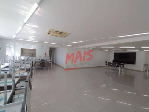 Apartamento Com Vista Livre E Lazer Completo, 3 Dormitórios Para Alugar, 118 M² - Aparecida - Santos/sp - Ap5876